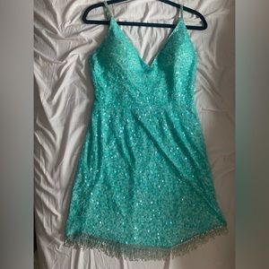 Ashley Lauren sequin homecoming/prom dress, size 10